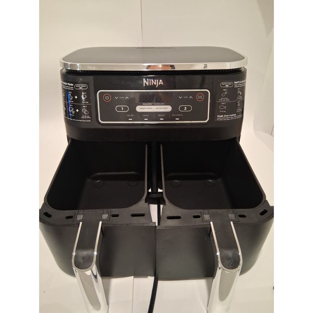 Ninja Foodi DZ100 4-in-1 8-Qt 2-Basket Air Fryer DualZone - New Open Box - Picture 4 of 10